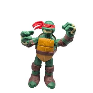Playmates TMNT‎ Raphael Action Figure 2012 Nickelodeon Mutant Ninja Turtle 9.5"